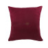Poduszka dekoracyjna 40x40 velvet welurowa czerwone wino