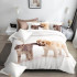 Pościel 160x200 bawełna satynowa 3D Cotton World gruba 3 części 1264 piesek i kotek Pościel 160x200 bawełna satynowa 3D Cotton World gruba 3 części 1264 piesek i kotek