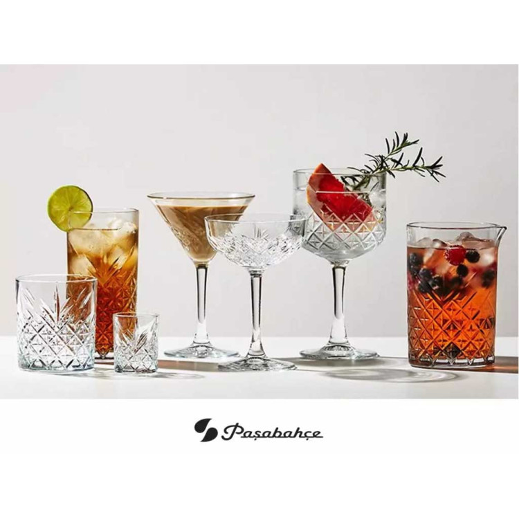 Szklanki do drinków napojów Pasabahce Timeless 450 ml zestaw 4 sztuki Szklanki do drinków napojów Pasabahce Timeless 450 ml zestaw 4 sztuki