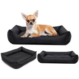 Legowisko dla psa kota poduszka 60x55 cm czarne S