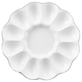 Talerz do jajek na wielkanoc Florina Classic na 12 jajek porcelana