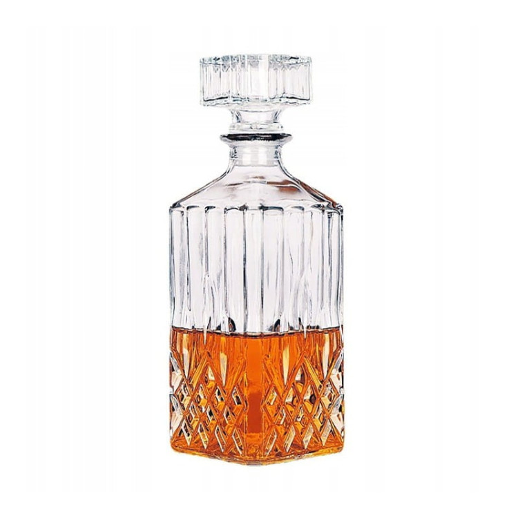 Karafka do whisky alkoholu grube szkło 950 ml Karafka do whisky alkoholu grube szkło 950 ml