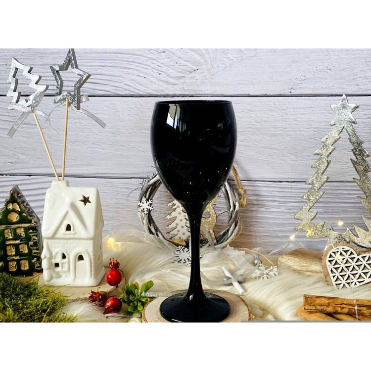 Kieliszki do wina Glasmark Czarne 300 ml komplet 6 sztuk Kieliszki do wina Glasmark Czarne 300 ml komplet 6 sztuk