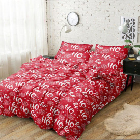 Pościel świąteczna 160x200 bawełna satynowa 3D Cotton World gruba 3 części 1510