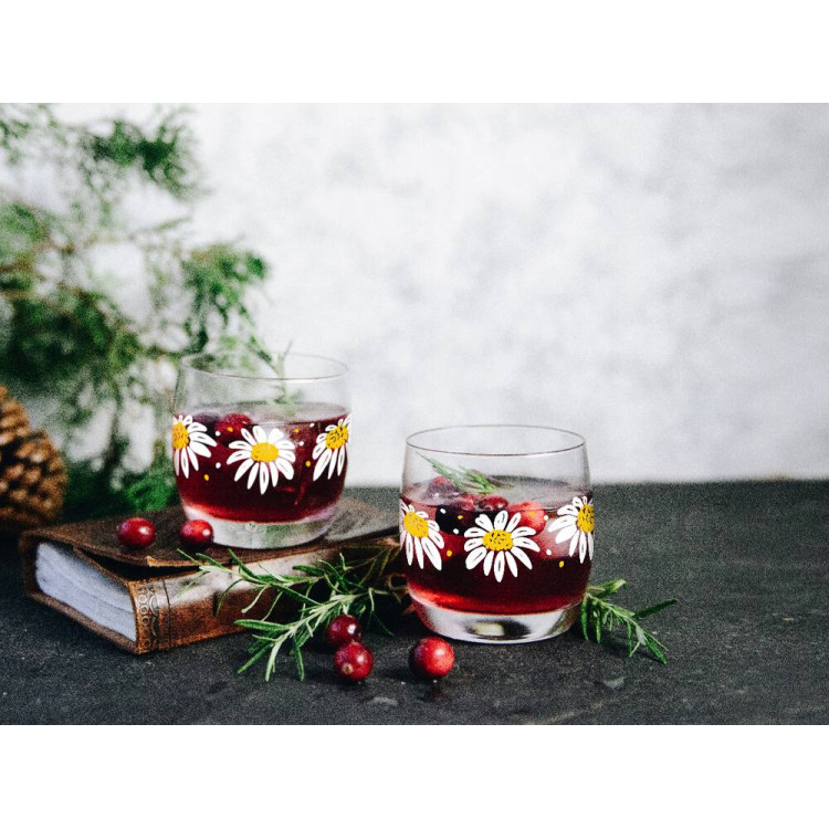 Szklanki niskie Glasmark stokrotki 260 ml zestaw 6 szklanek Szklanki niskie Glasmark stokrotki 260 ml zestaw 6 szklanek