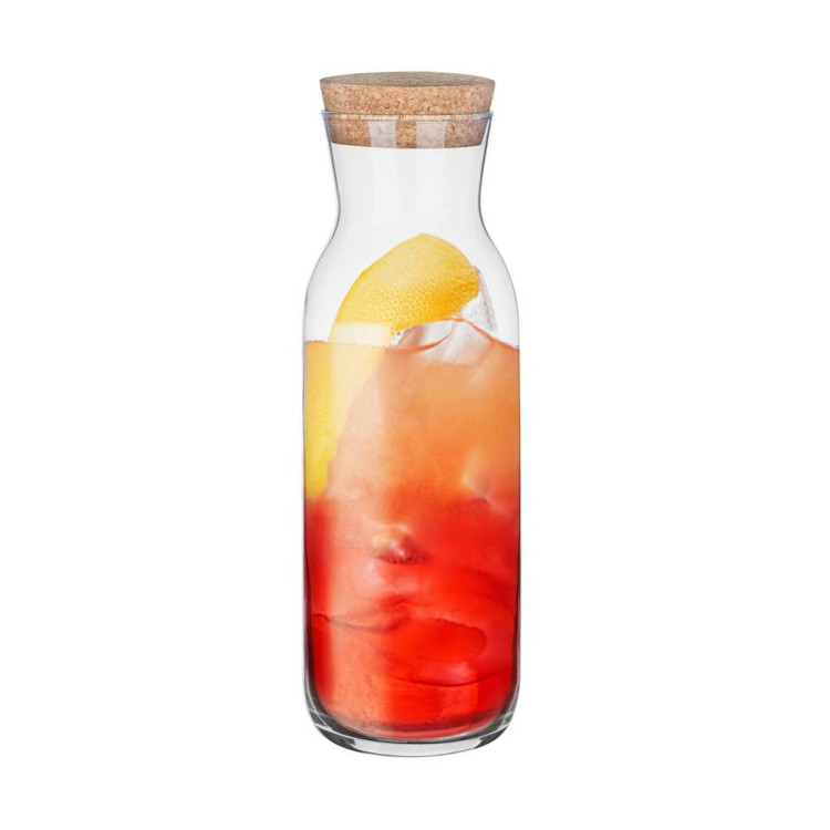 Karafka szklana z korkiem Glasmark 1000 ml do wody soków napojów Karafka szklana z korkiem Glasmark 1000 ml do wody soków napojów