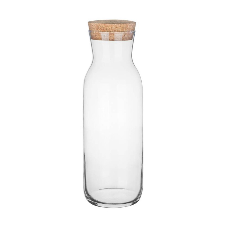 Karafka szklana z korkiem Glasmark 1000 ml do wody soków napojów Karafka szklana z korkiem Glasmark 1000 ml do wody soków napojów