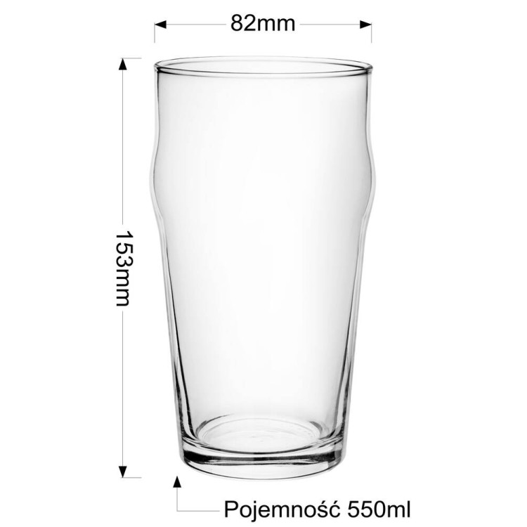 Szklanki do piwa pokal Glasmark 530 ml zestaw 6 szklanek Szklanki do piwa pokal Glasmark 530 ml zestaw 6 szklanek