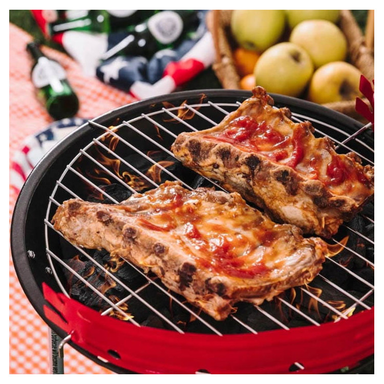 Grill  okrągły węglowy MG Home 30 cm ogrodowy  Grill  okrągły węglowy MG Home 30 cm ogrodowy
