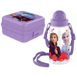 Zestaw śniadaniowy dla dzieci Kraina Lodu bidon pojemnik