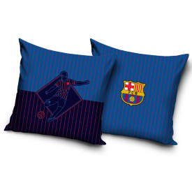 Poszewka 40x40 na poduszkę jaśka realistyczny wzór FC BARCELONA