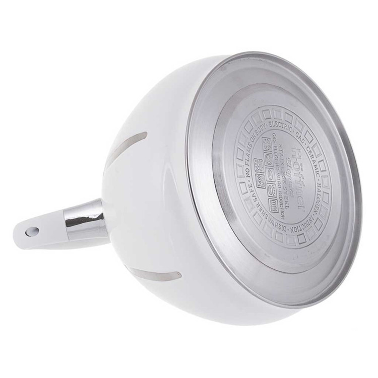 Czajnik metalowy Hoffner HF 3938 na indukcję emaliowany biały 3 litry Czajnik metalowy Hoffner HF 3938 na indukcję emaliowany biały 3 litry