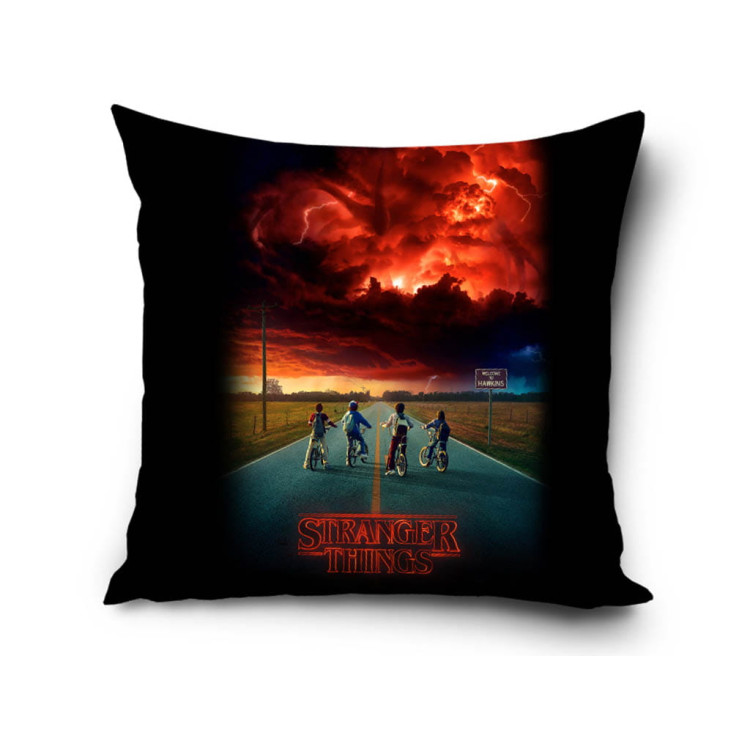 Poszewka 40x40 na poduszkę jaśka realistyczny wzór STRANGER THINGS