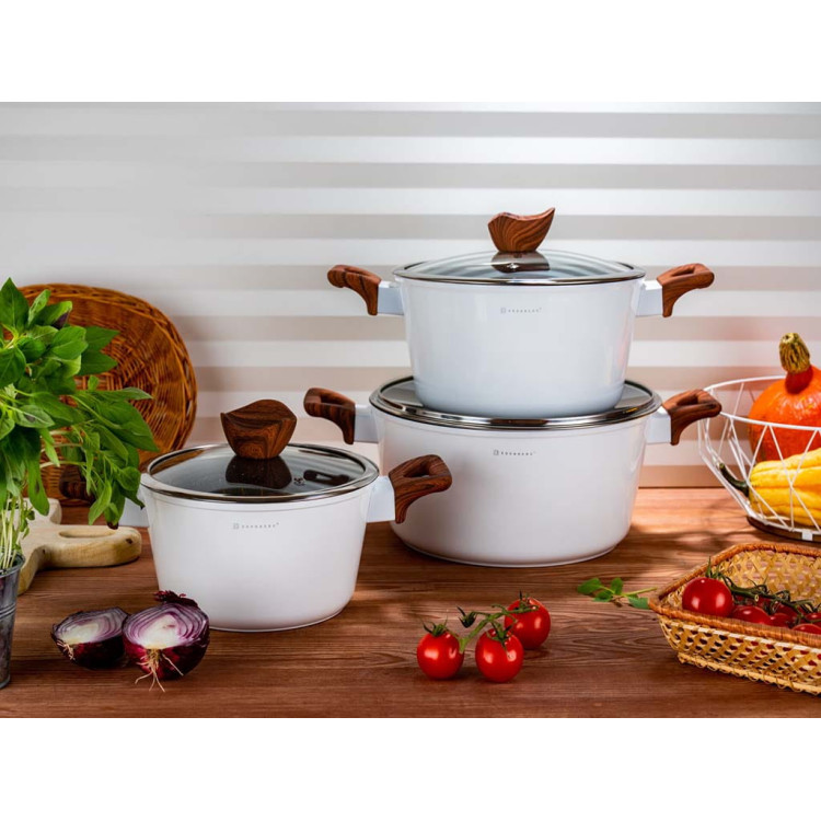 Garnki marmurowe Zilner ZL 8560 Indukcja zestaw garnków Garnki marmurowe Zilner ZL 8560 Indukcja zestaw garnków