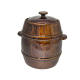 Beczka kamionkowa do kiszenia 5 litrów Swojska Spiżarnia hermetyczna słoje