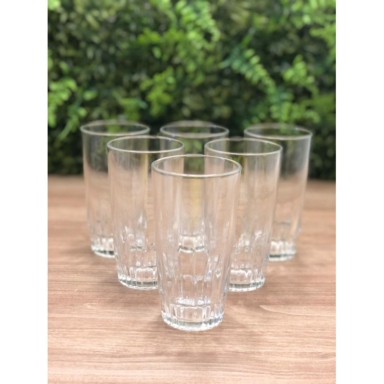 Szklanki wysokie do drinków soków Nadir Vegas zestaw 6 szklanek 330 ml Szklanki wysokie do drinków soków Nadir Vegas zestaw 6 szklanek 330 ml
