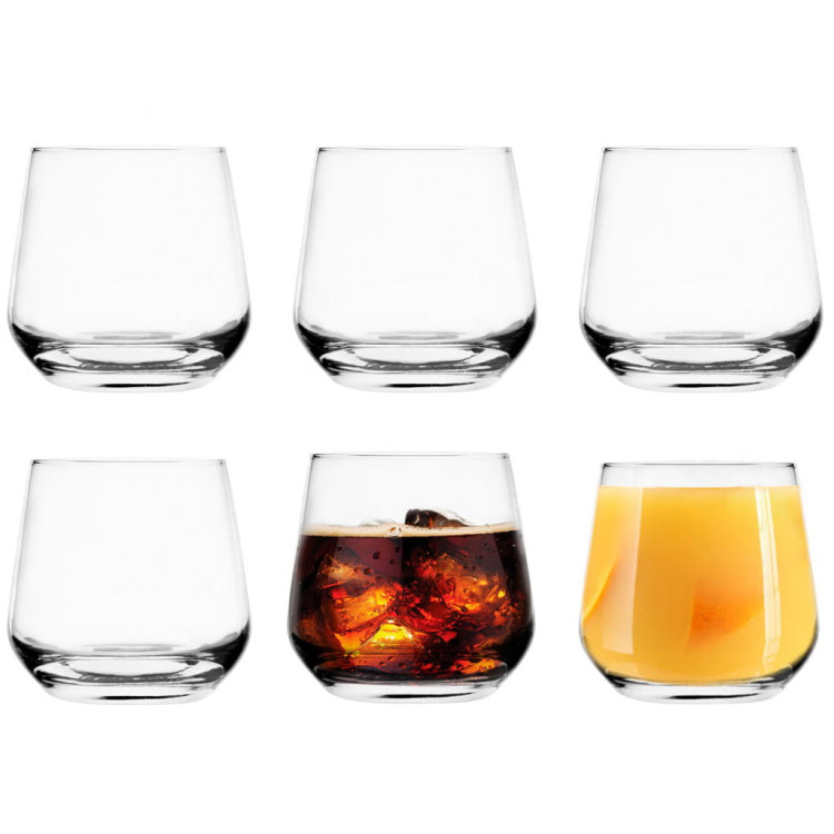 Szklanki do whisky drinków soków Glasmark zestaw 6 szklanek 310 ml