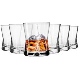 Szklanki do whisky X-Line Krosno zestaw 6 szklanek 290 ml