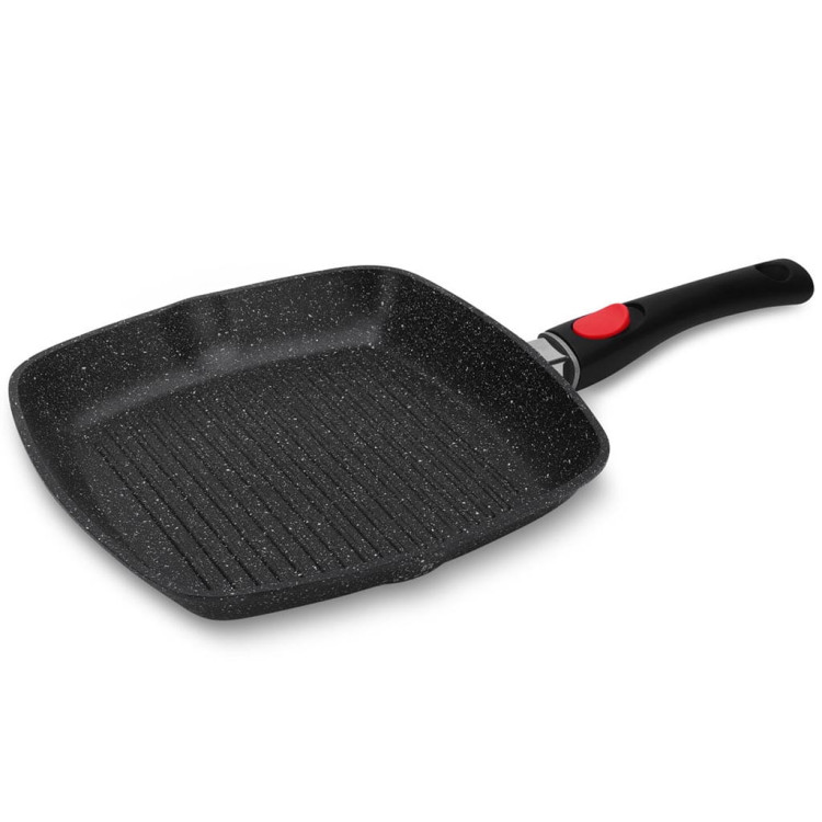 Patelnia granitowa grillowa Edenberg EB 8129 24x24 z pokrywką kwadratowa Patelnia granitowa grillowa Edenberg EB 8129 24x24 z pokrywką kwadratowa