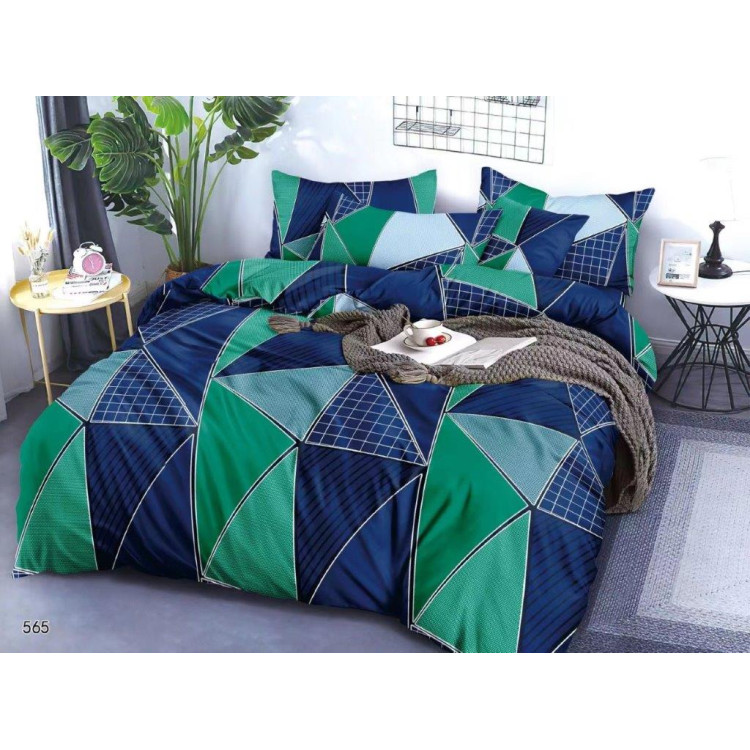 Pościel 160x200 bawełna satynowa 3D Fashion Home gruba 3 części 565