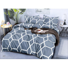 Pościel 200x220 bawełna satynowa 3D Fashion Home gruba 3 części 617