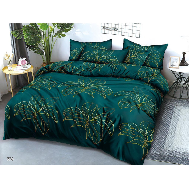 Pościel 160x200 bawełna satynowa 3D Fashion Home gruba 4 części  z prześcieradłem 776 Pościel 160x200 bawełna satynowa 3D Fashion Home gruba 4 części  z prześcieradłem 776