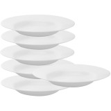 Talerze głębokie do zupy Toledo Bormioli zestaw 6 sztuk białe