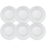 Talerze deserowe Toledo Bormioli zestaw 6 sztuk białe