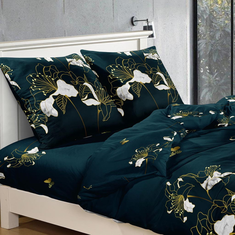 Pościel 160x200 bawełna satynowa 3D Cotton World gruba 3 części 2339 Pościel 160x200 bawełna satynowa 3D Cotton World gruba 3 części 2339
