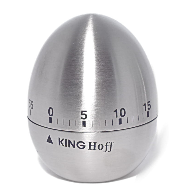 Minutnik Kinghoff KH 3131 stalowy+satynowy kuchenny zegar Minutnik Kinghoff KH 3131 stalowy+satynowy kuchenny zegar