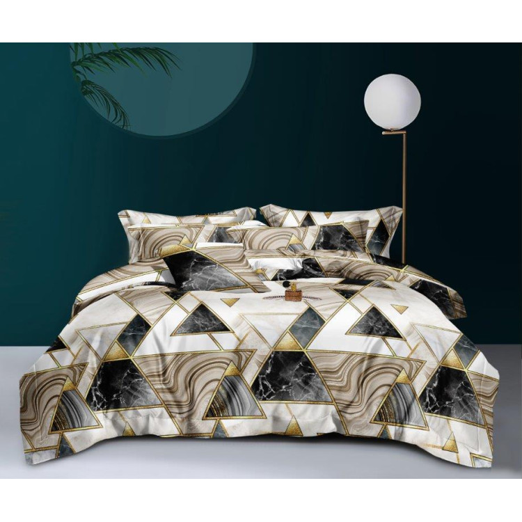 Pościel 200x220 bawełna satynowa 3D Cotton World gruba 3 części 2346 Pościel 200x220 bawełna satynowa 3D Cotton World gruba 3 części 2346