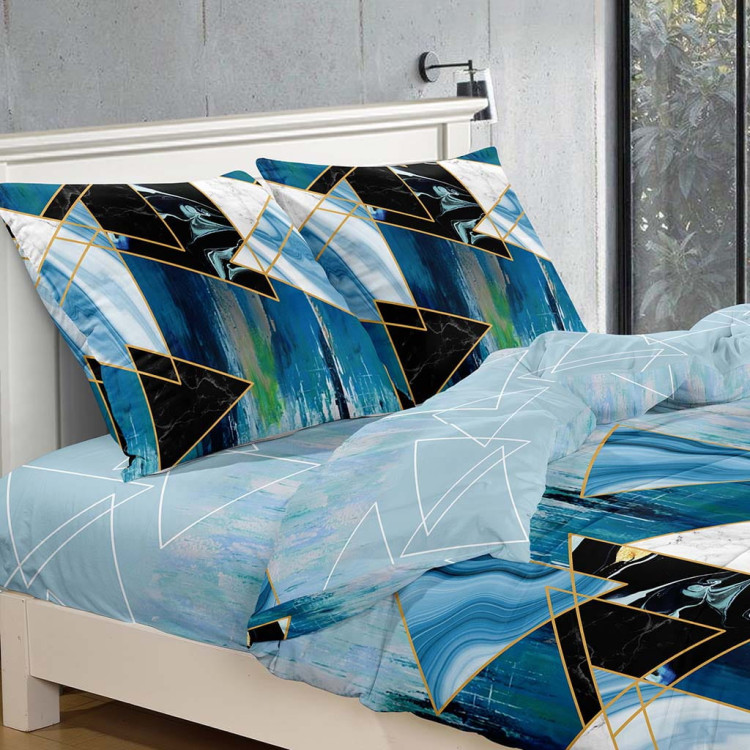 Pościel 200x220 bawełna satynowa 3D Cotton World gruba 3 części 2324 Pościel 200x220 bawełna satynowa 3D Cotton World gruba 3 części 2324