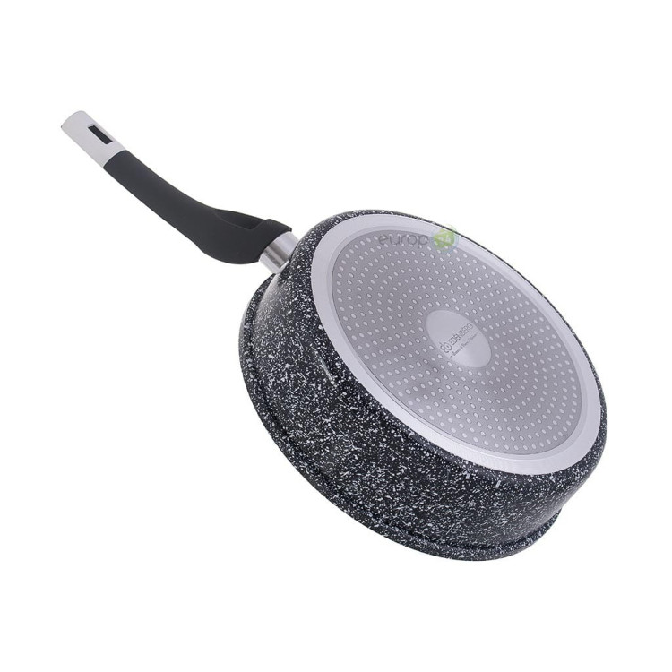 Patelnia marmurowa Głęboka Edenberg EB 9148  z pokrywką 28 cm