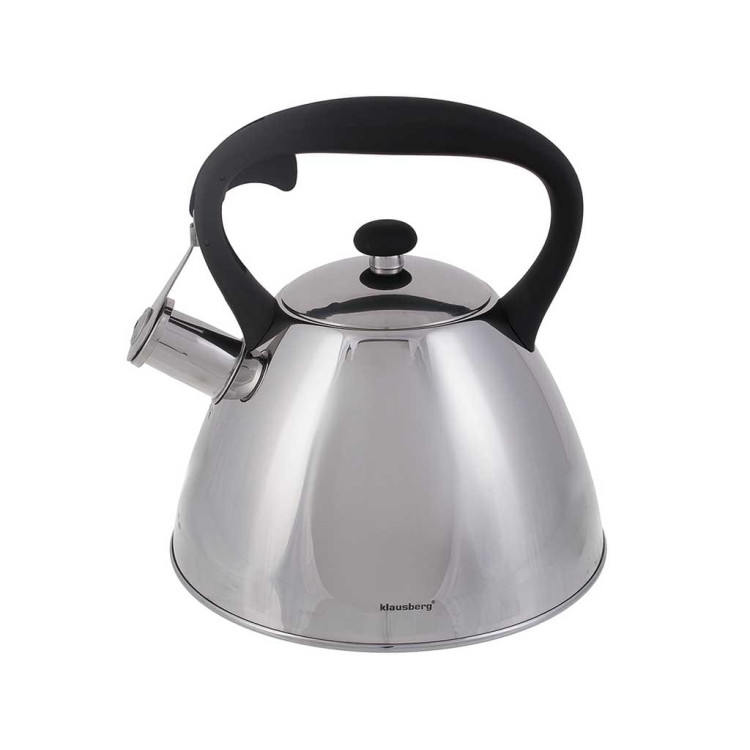 Czajnik metalowy Klausberg KB 7207 z gwizdkiem na indukcję 3L srebrny Czajnik metalowy Klausberg KB 7207 z gwizdkiem na indukcję 3L srebrny