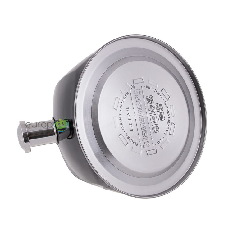 Czajnik Klausberg KB 7195 Stalowy z gwizdkiem 3 L INDUKCJA GAZ