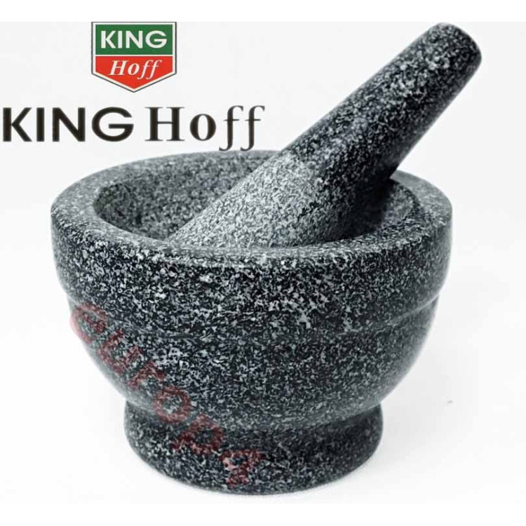 Granitowy moździerz Kinghoff KH 3360 kuchenny ciężki tłuczek Granitowy moździerz Kinghoff KH 3360 kuchenny ciężki tłuczek