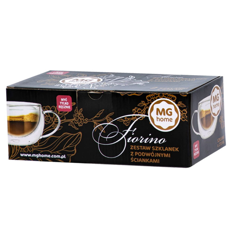 Szklanki termiczne do kawy 270 ml latte zestaw 6 szt szklanek Szklanki termiczne do kawy 270 ml latte zestaw 6 szt szklanek