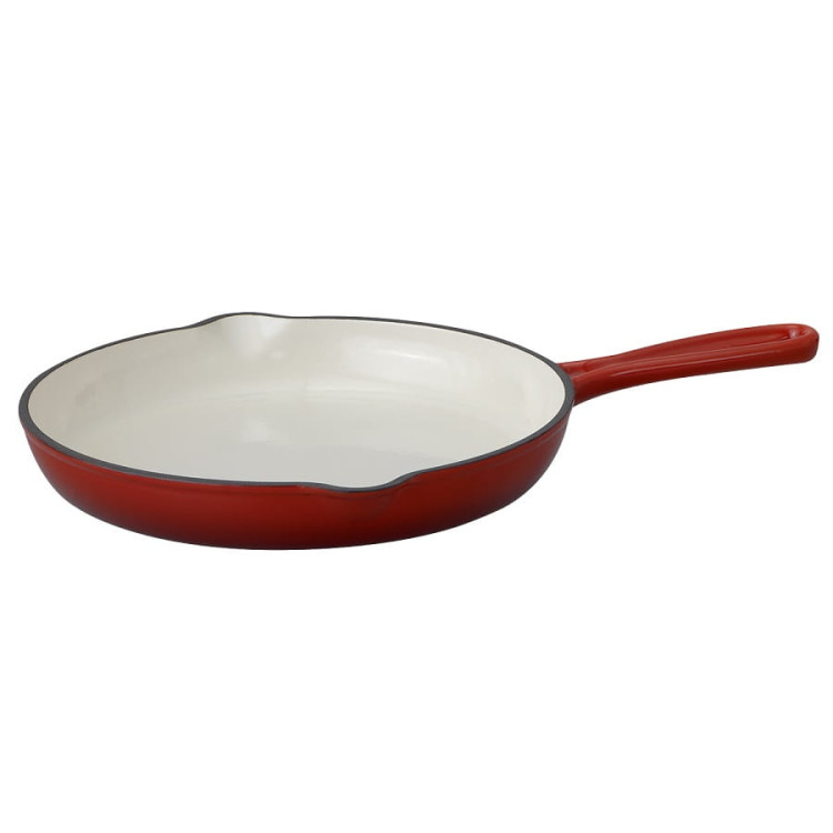 Patelnia żeliwna MG home Immortale 25 cm z powłoką emaliowaną Patelnia żeliwna MG home Immortale 25 cm z powłoką emaliowaną