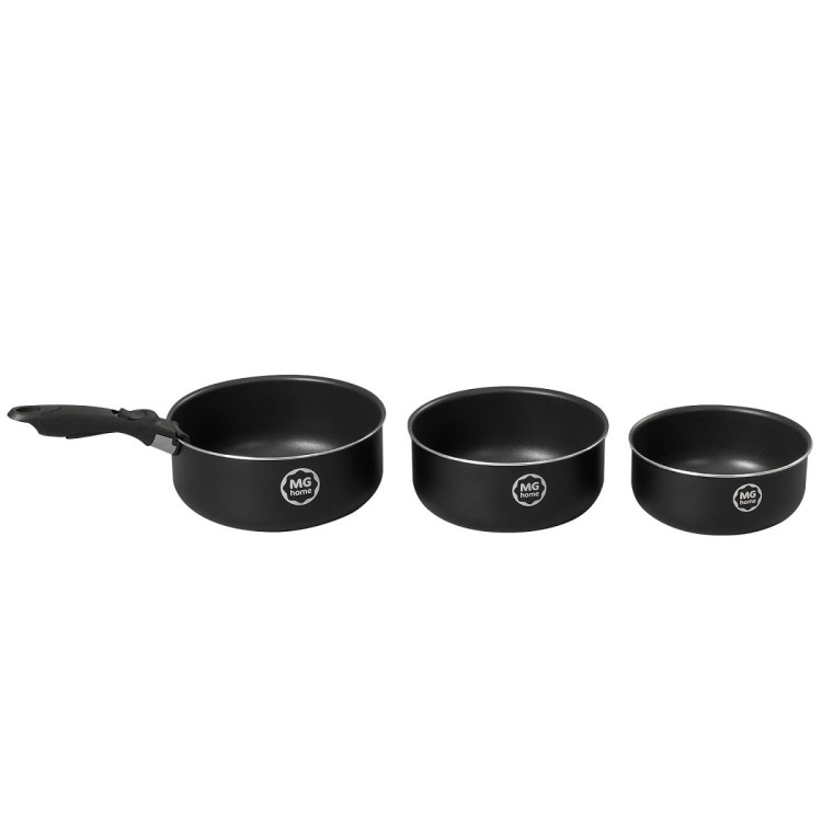 Zestaw Garnków z odpinaną rączką 18/20/22 cm MG Home Clever Kitchen Zestaw Garnków z odpinaną rączką 18/20/22 cm MG Home Clever Kitchen