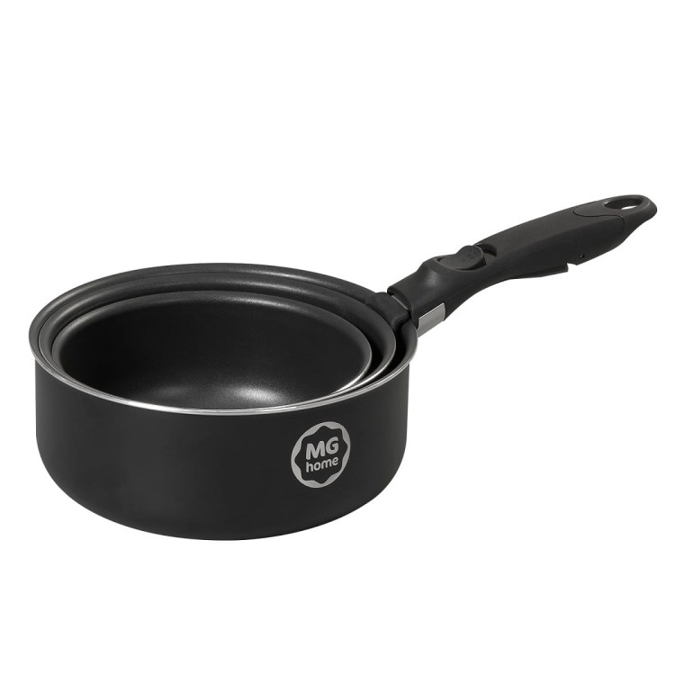 Zestaw Garnków z odpinaną rączką 18/20/22 cm MG Home Clever Kitchen Zestaw Garnków z odpinaną rączką 18/20/22 cm MG Home Clever Kitchen