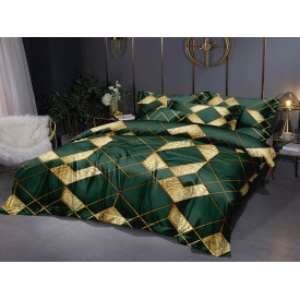 Pościel 140x200 bawełna satynowa 3D Cotton World gruba 2 części 2343