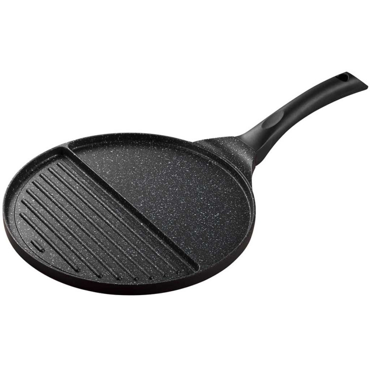 Patelnia granitowa 2w1 Kinghoff KH 1364 grillowa indukcja 27 cm Patelnia granitowa 2w1 Kinghoff KH 1364 grillowa indukcja 27 cm