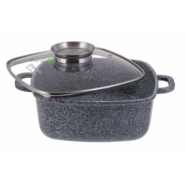 Garnek Marmurowy  Edenberg EB 8015 Brytfanna 3.7L INDUKCJA 22 cm