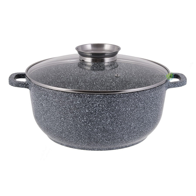 Garnek Marmurowy Edenberg EB 8017 Brytfanna 1.3L INDUKCJA 16 cm