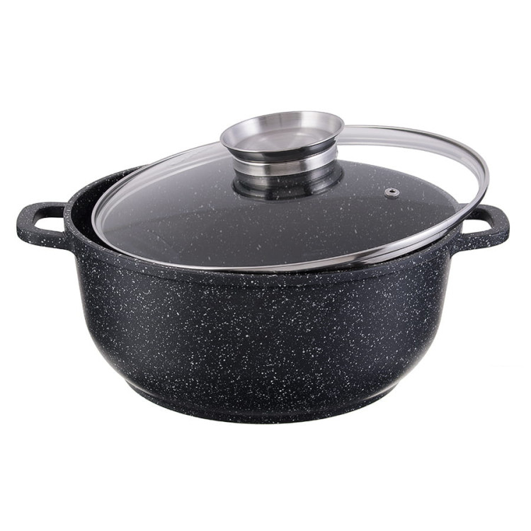 Garnek granitowy z pokrywką Edenberg EB 8118  4.5 L na Indukcję Garnek granitowy z pokrywką Edenberg EB 8118  4.5 L na Indukcję