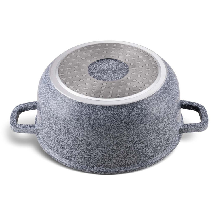 Garnek granitowy na indukcję Edenberg EB 8019 5.6L z pokrywką 26 cm Garnek granitowy na indukcję Edenberg EB 8019 5.6L z pokrywką 26 cm