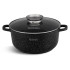 Garnek z pokrywką marmurowy Edenberg EB 8120 6.8L na indukcję 28 cm