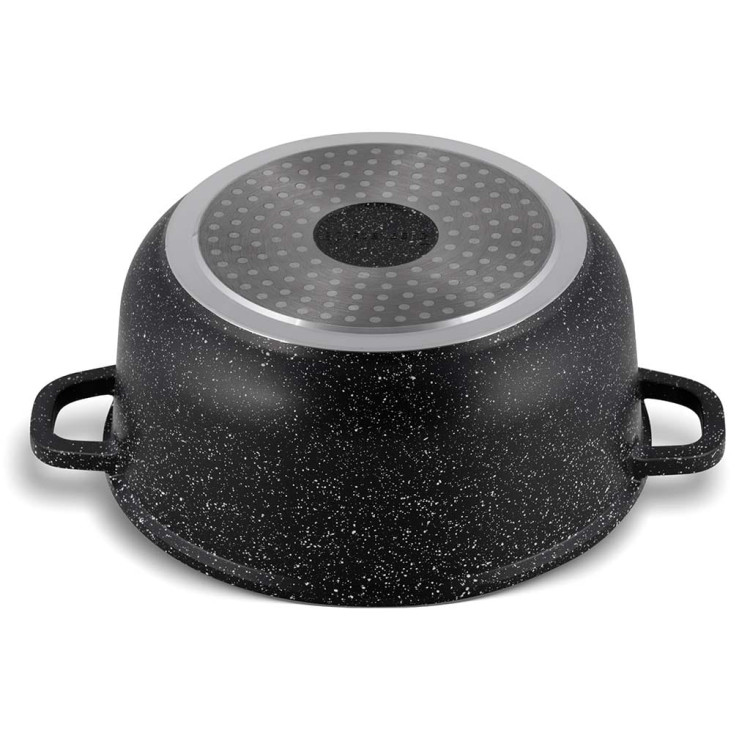 Garnek z pokrywką marmurowy Edenberg EB 8120 6.8L na indukcję 28 cm Garnek z pokrywką marmurowy Edenberg EB 8120 6.8L na indukcję 28 cm
