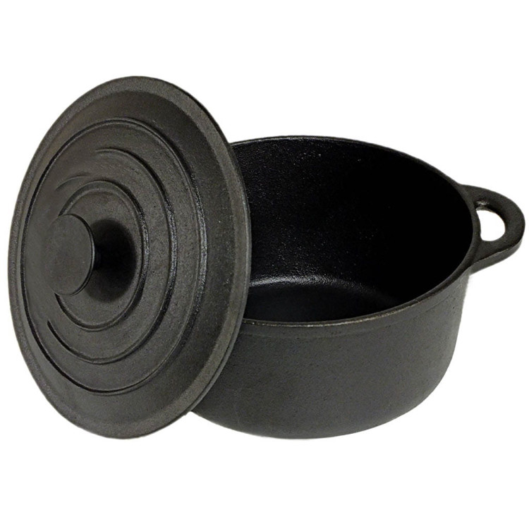 Garnek żeliwny Krisberg 7552 24 cm 4.2 L ciężki na indukcję Garnek żeliwny Krisberg 7552 24 cm 4.2 L ciężki na indukcję