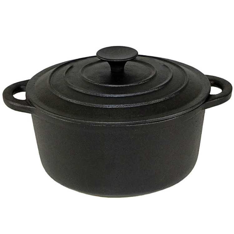Garnek żeliwny Krisberg 7552 24 cm 4.2 L ciężki na indukcję Garnek żeliwny Krisberg 7552 24 cm 4.2 L ciężki na indukcję